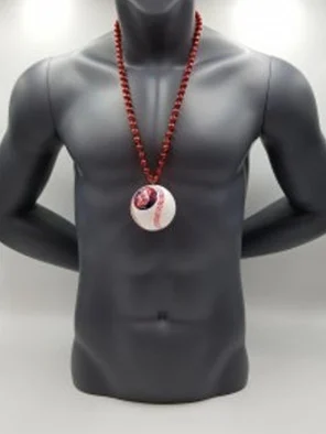 Boston Red Sox Baseball Medallion Bead