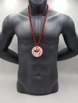 Cincinnati Reds Baseball Medallion Bead