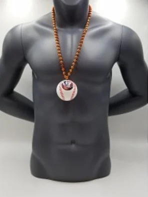 Detroit Tigers Baseball Medallion Bead