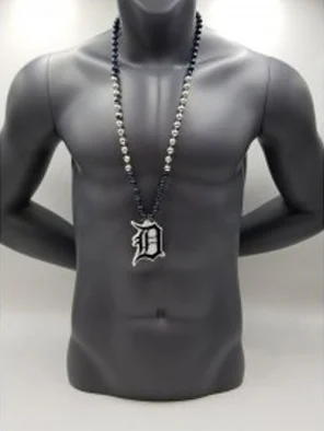 Detroit Tigers Medallion Bead