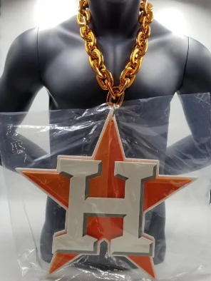 Houston Astros Big Foam Orange Chain