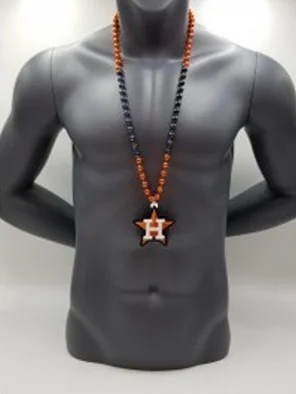 Houston Astros Medallion Bead