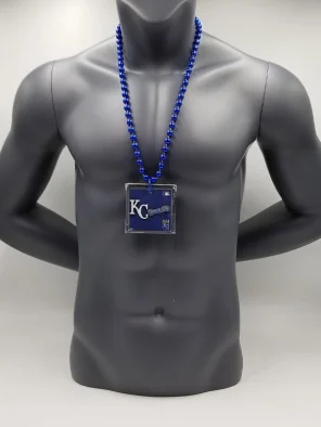 Kansas City Royals Magnet Medallion Blue Bead