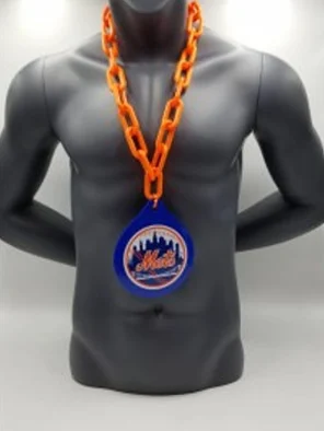 New York Mets Sports Orange Chain