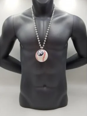 New York Yankees Baseball Medallion Bead