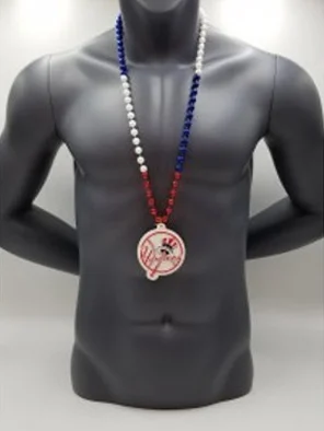 New York Yankees Logo Medallion Bead