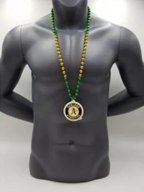 Oakland Athletics Medallion Bead