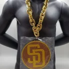 San Diego Padres Spinner Edition Swag Gold Chain