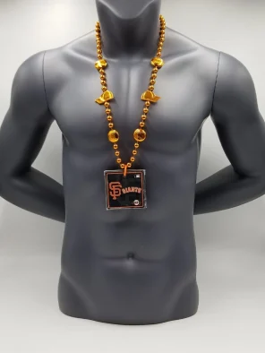 San Francisco Giants Magnet Medallion Orange Bead