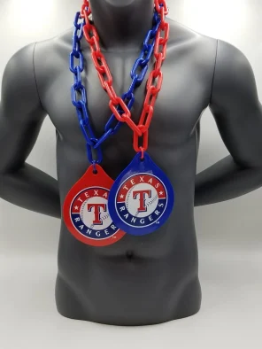 Texas Rangers Red Sports Blue Chain